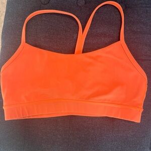 Orange Women's Strappy Bralette - Crz yoga
